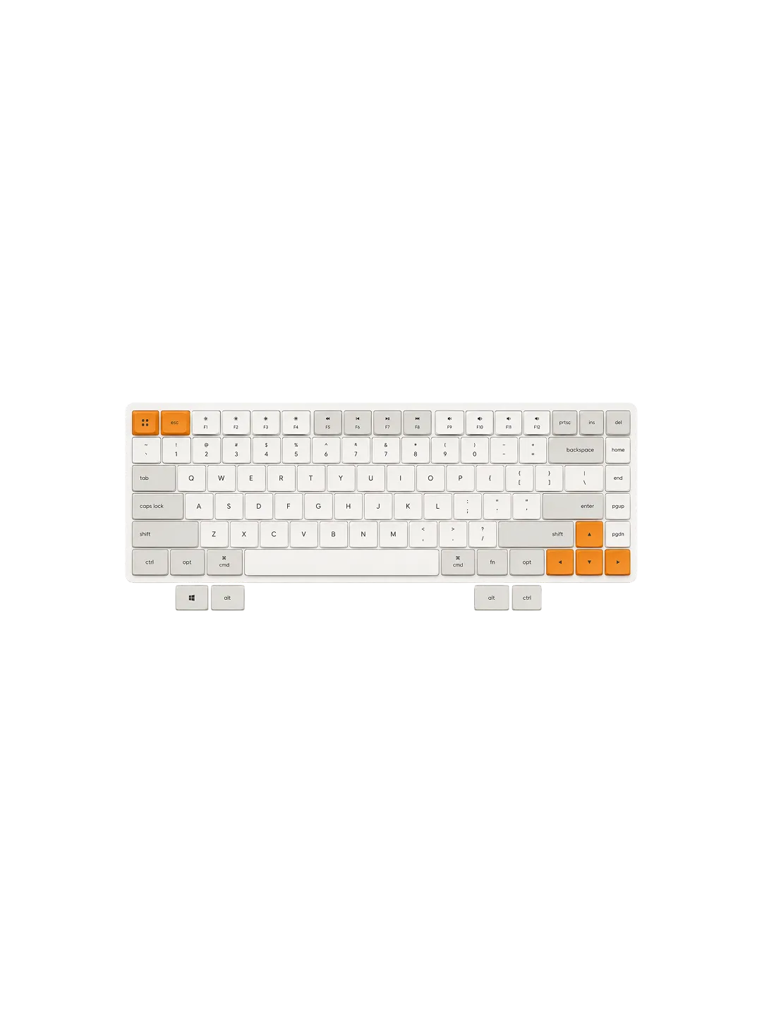 ATK Exclusive Retro Low DSA PBT Klaviatura Kalitlari To'plami — 2