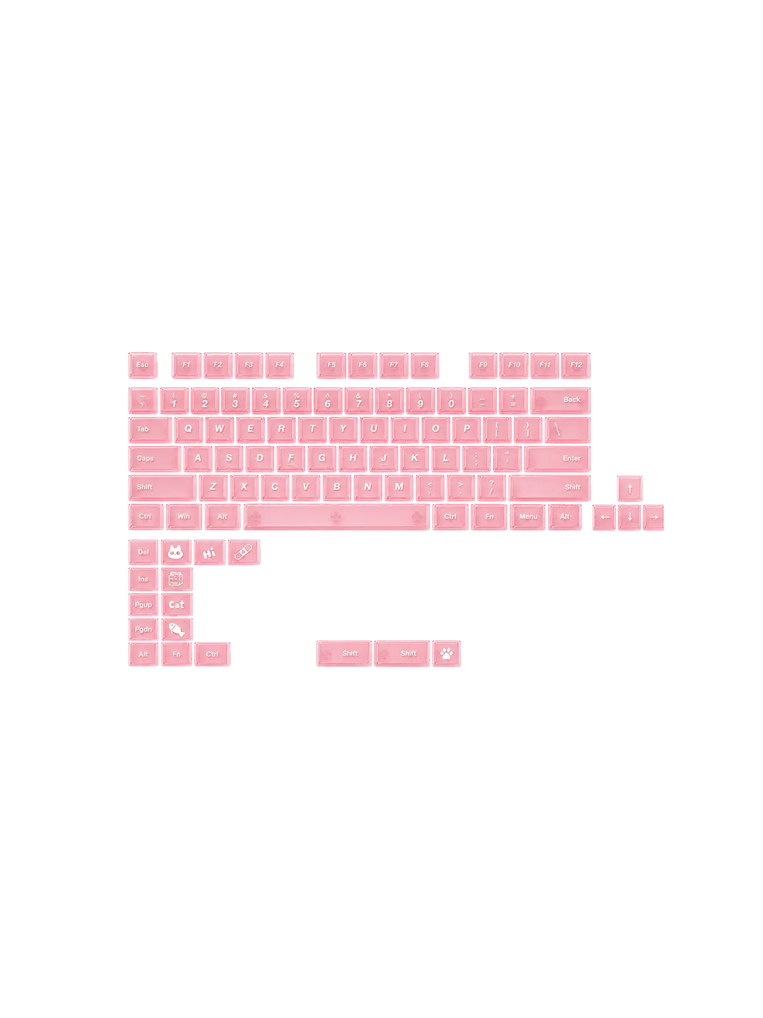 ATK Rest Day Top-Frosted Keycap Set — 3