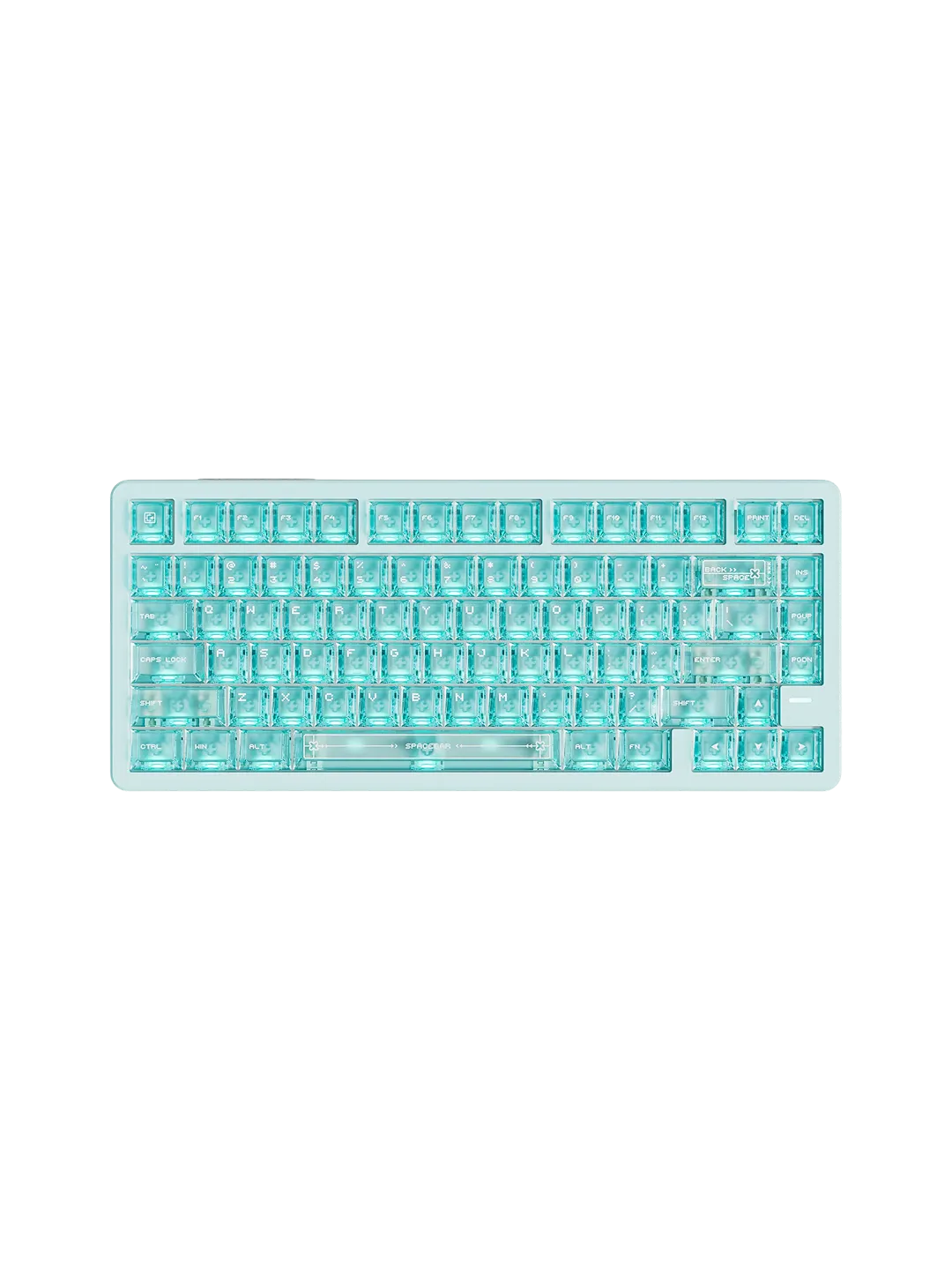 VGN Neon75HE Air Green Frosted Transparent magnitli mexanik klaviatura — 3