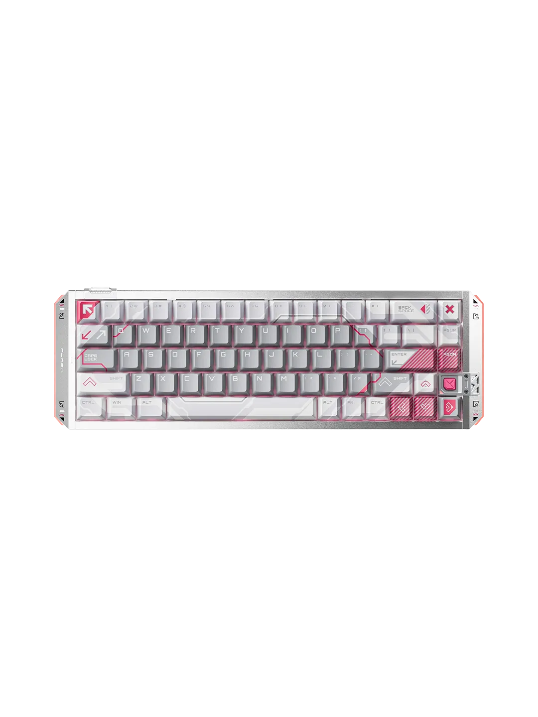 VGN FLASH 68HE Silver Knight Gaming Keyboard — 2