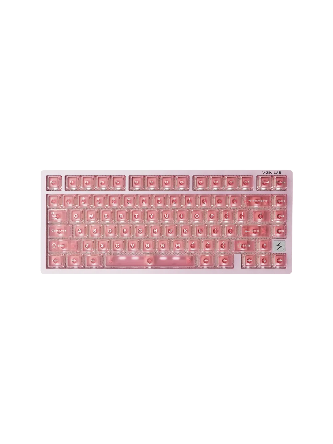 Механическая клавиатура VGN x LANDSPACE FLASH 75HE, Cherry Blossom Pink — 2