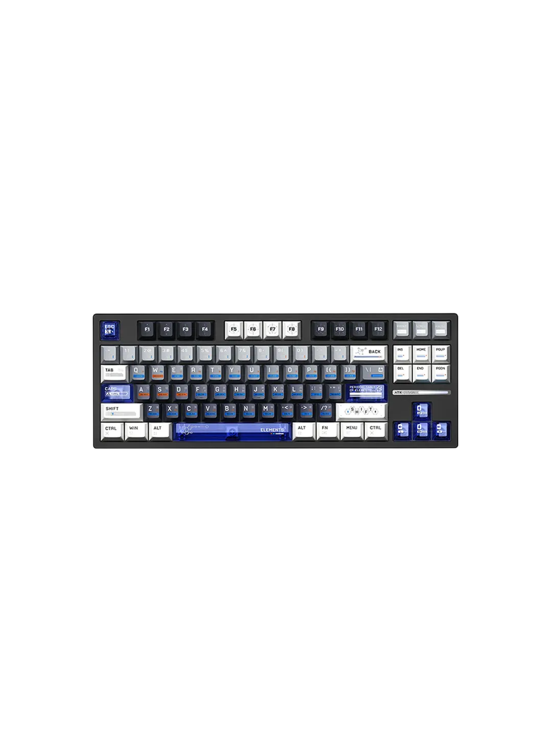 ATK Z87 Pro Periodic Table Mechanical Keyboard Black Casing — 2