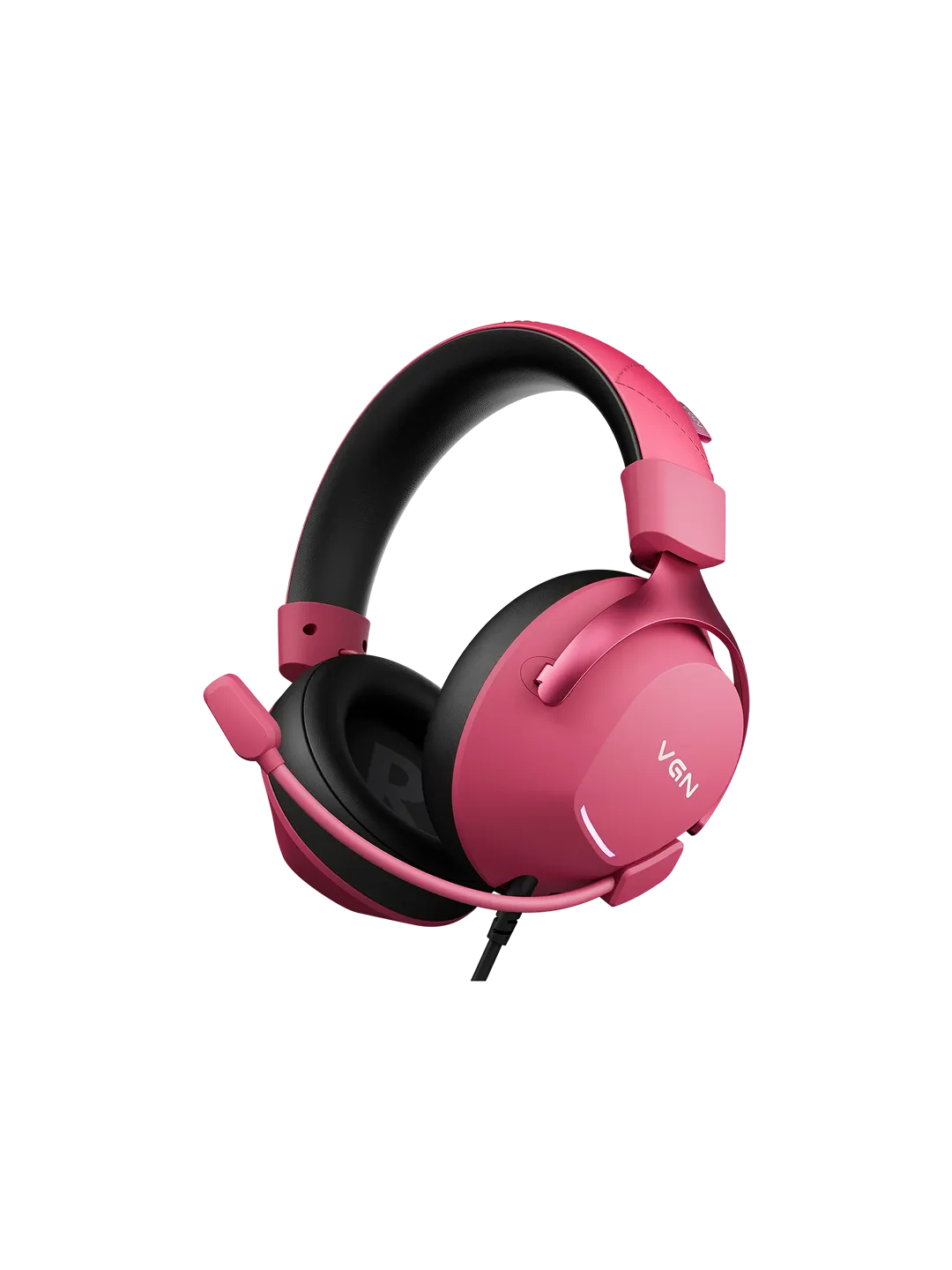 VGN Siren V2 Rose Red Gaming Headset — 4