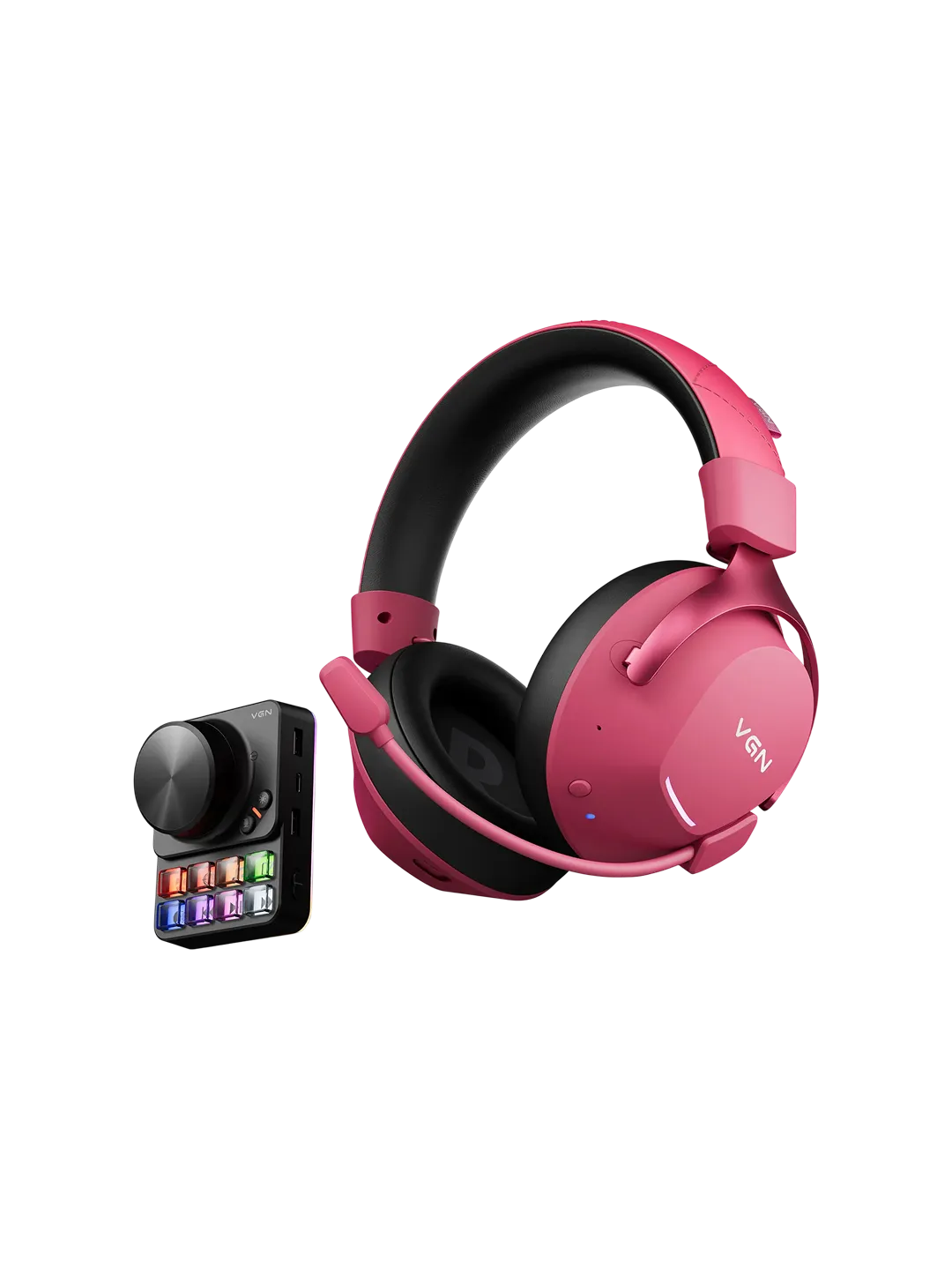VGN Siren V2 Pro Max Rose Red o'yin quloqchinlari — 4