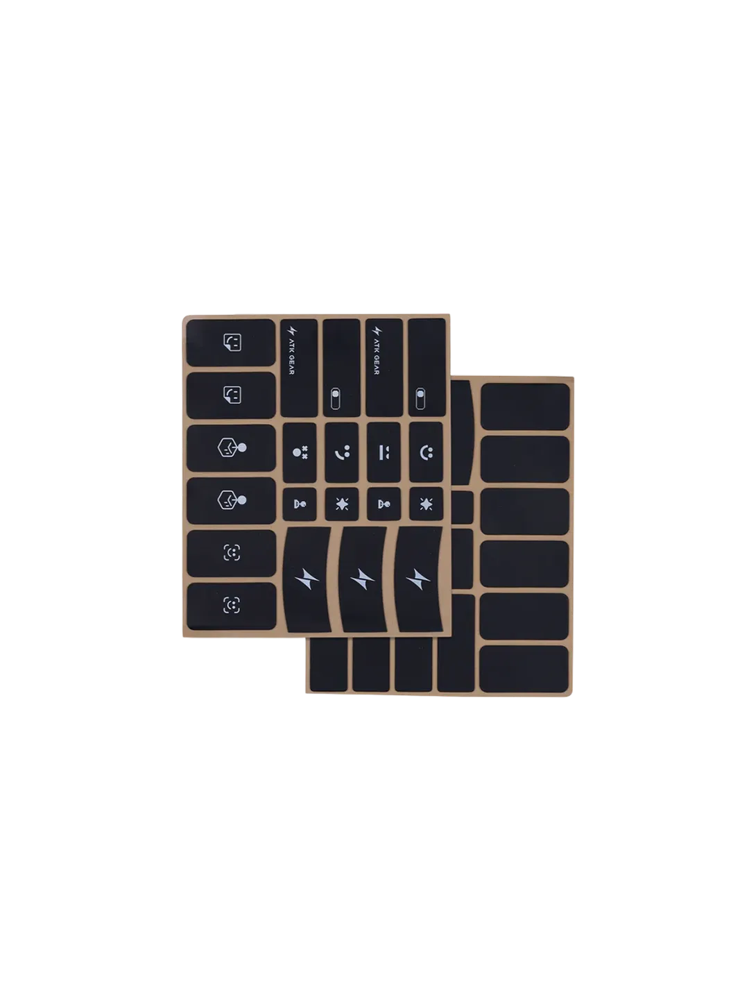 ATK Edge Ultra Grip Pro Black Mouse Grip Covers — 4