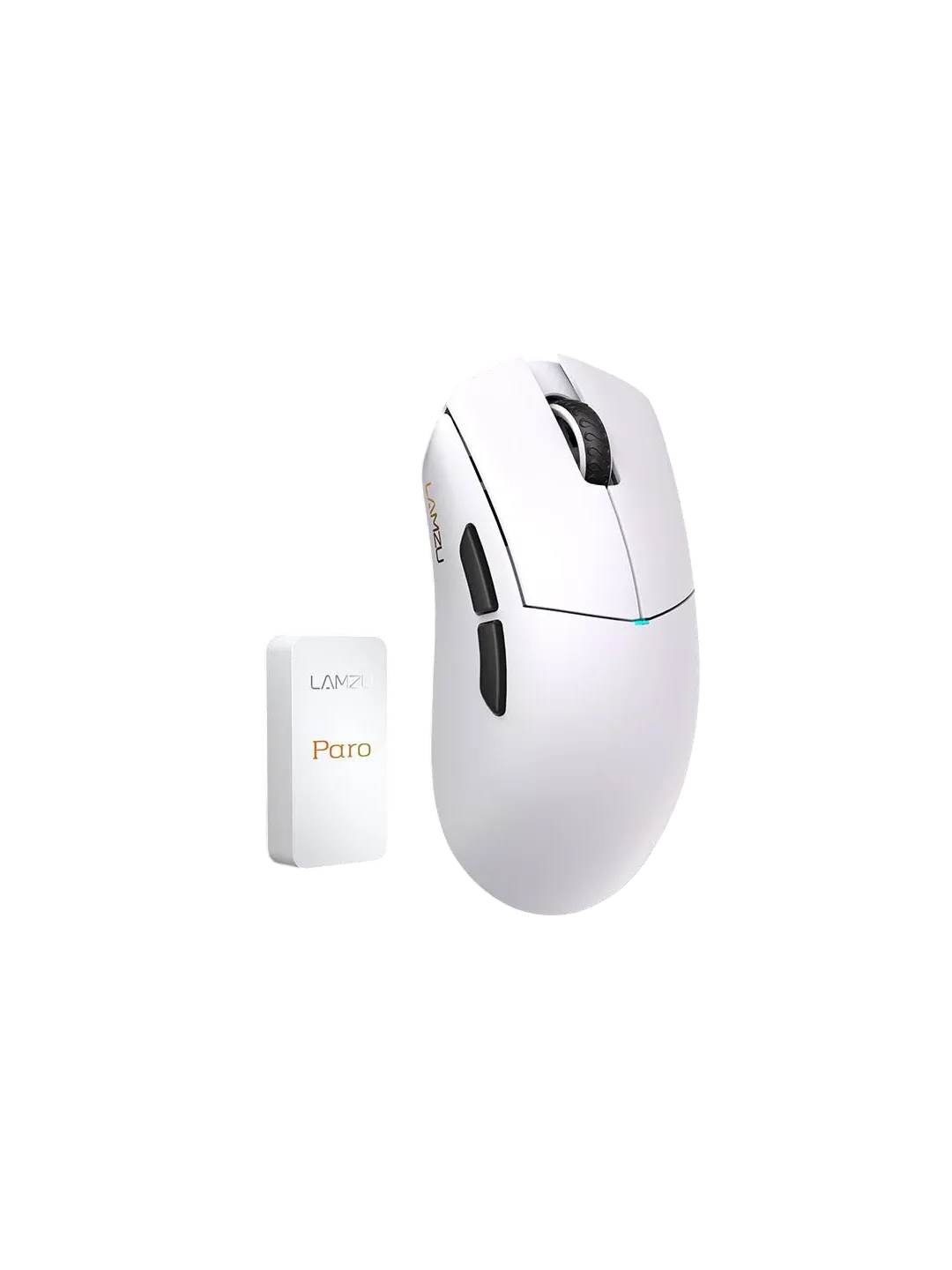 LAMZU PARO AURORA Polar White Gaming Mouse — 2