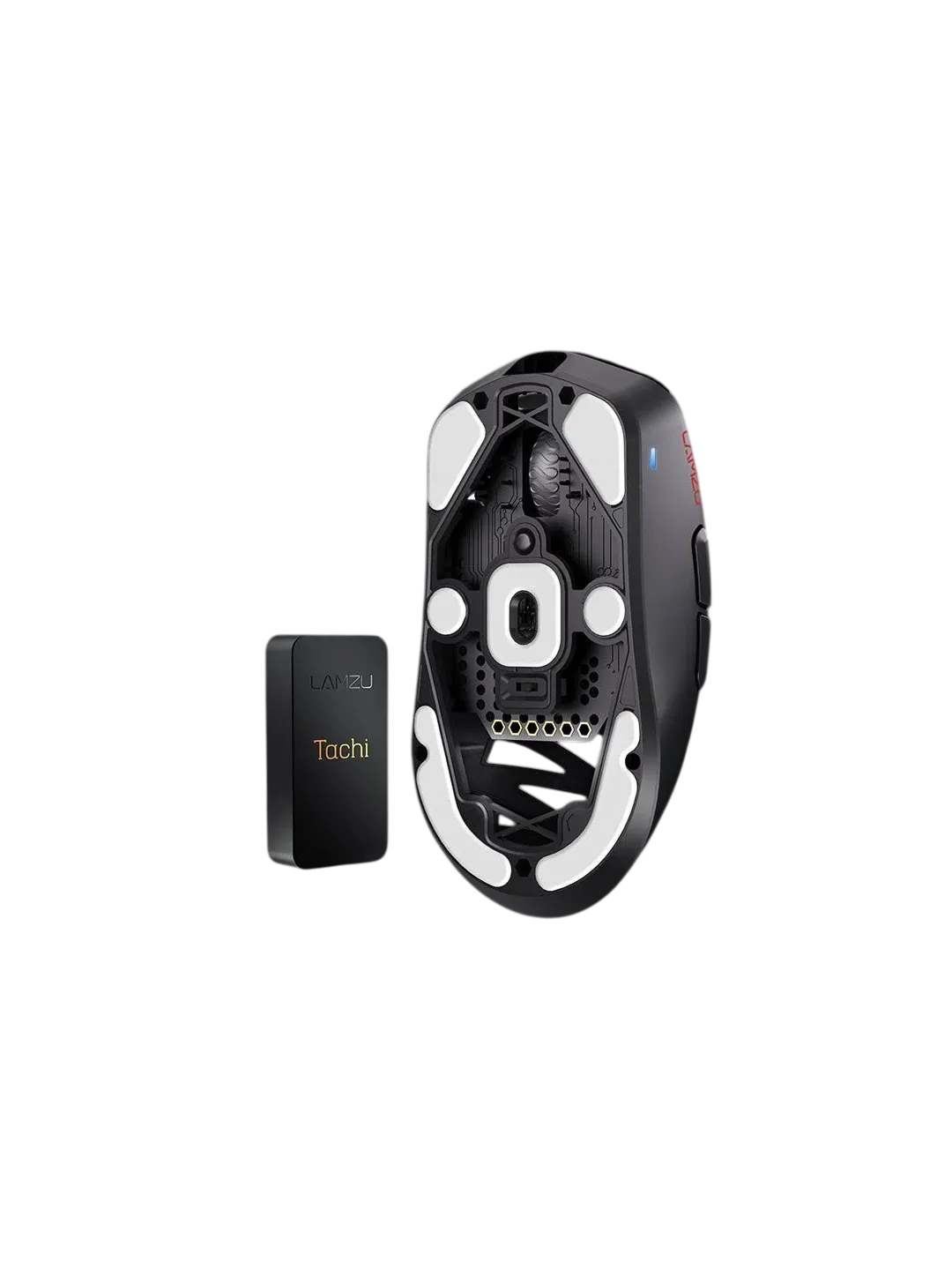 LAMZU Tachi Warrior Black O'yin Sichqoni — 3